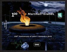 MARSHALL ISLANDS, SCOTT # 1157, SOUVENIR SHEET MNH JOHN F. KENNEDY BIRTH 2017