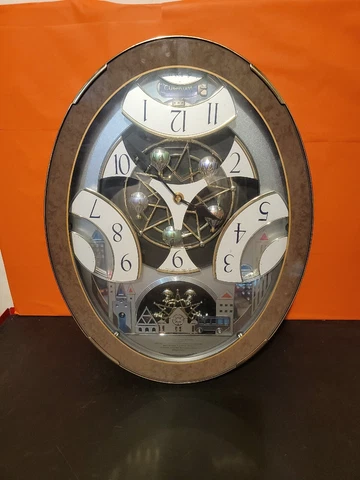 Cuorum Small World Animated Musical Motion Rhythm Clock Japan ~ Read Description Cover