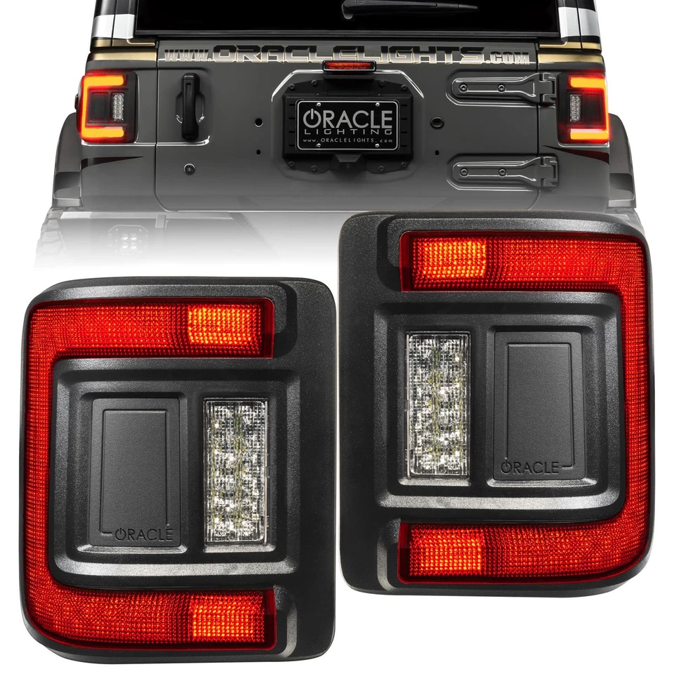 Oracle LED Flush Mount Tail Lights for 2019+ Jeep Wrangler JL - Image 1 of 2