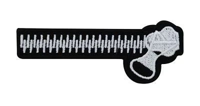 Kleiner Reißverschluss Patch zum Aufbügeln | Zipper Aufnäher, Bügelflicken - Bild 1 von 4
