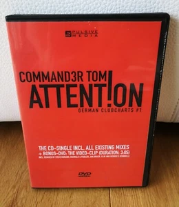Commander Tom - Attention - [CD + Video-Clip DVD] Pulsive NEW + RAR - Bild 1 von 5