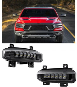 Pair LED bumper Fog Lights Lamps For 2019-2021 Dodge Ram 1500 Plug & Play DOT - Picture 1 of 7