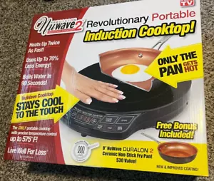 Precision NuWave 2 Induction Cooktop 30141 W/Bonus 9” Fry Pan New - Picture 1 of 6