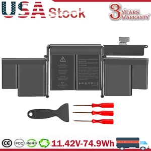 Battery for Apple MacBook Pro 13" A1582 A1502 Retina Early 2015 Mid 2014 74.9Wh - Picture 1 of 12