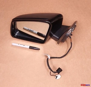 2012 2013 2014 MERCEDES-BENZ W204 C250 LEFT DRIVER SIDE VIEW DOOR MIRROR BLACK - Picture 1 of 12