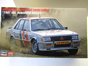 Hasegawa 1:24 Scale Mitsubishi Lancer EX 2000 Turbo "1981 ERC Hunsruck" Modelkit - Bild 1 von 9