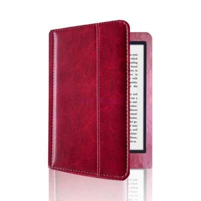 For Kindle 7th Gen WP63GW Ebook Reader PU Leather Flip Case Shockproof Cover - Image 1 of 4