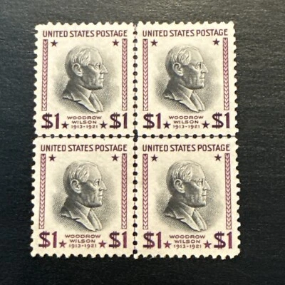 US Stamps # 832 MNH NG Center Line Block Of 4 - Image 1 of 2