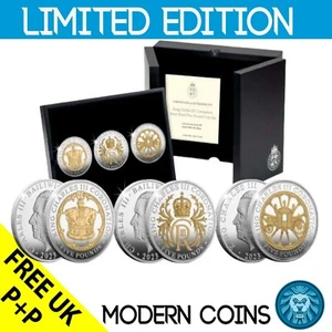 The ULTIMATE Silver £5 Coronation Collection of 3 – JUST 995 Sets (Sold Out) - Picture 1 of 5