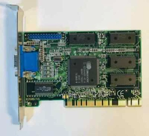 CLVGA54PCI cirrus logic logic pci vga CL-GD5434-J-QC-F video card with output - Picture 1 of 5