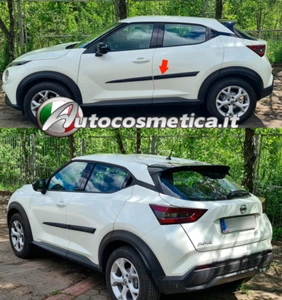 per NISSAN JUKE II 2020- SUV MODANATURE LATERALI PROTEZIONE PORTE ABS - Imagen 1 de 6