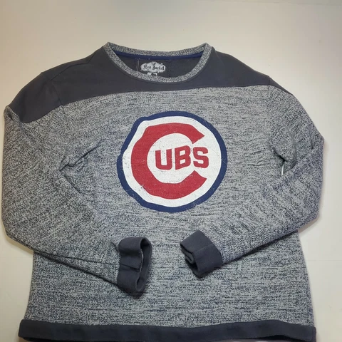 MLB Vintage Cubs Long-Sleeve Sweater Red Jacket Cover