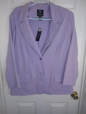 Blazer Maggie Barnes lavanda talla 26WP. Etiquetas nuevas Petite Foto 1 de 4