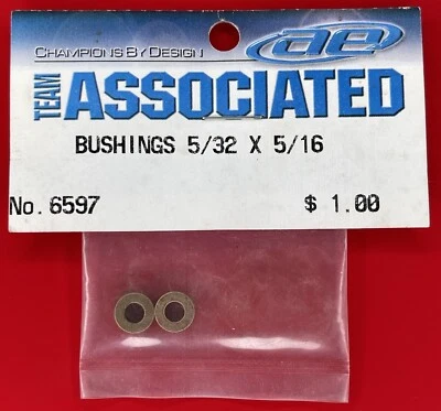 Team Associated 5/32 x 5/16 Bushings ASC6597 6597 (2pcs) Original Vintage Parts - Image 1 of 2