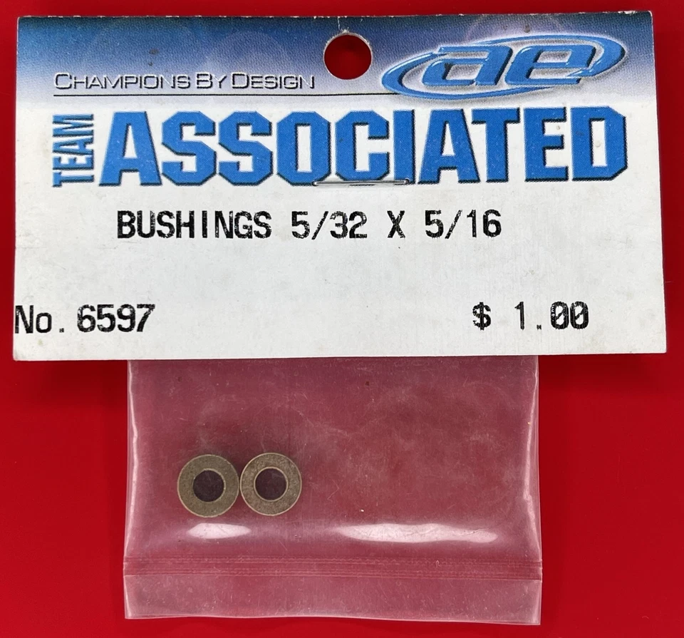Team Associated 5/32 x 5/16 Bushings ASC6597 6597 (2pcs) Original Vintage Parts - Image 1 of 2