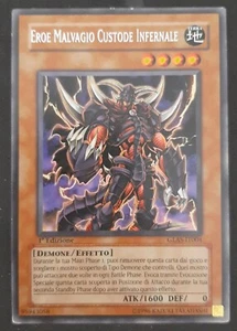 EROE MALVAGIO CUSTODE INFERNALE 1^ Ed. Rara in Italiano (EXC) GLAS-IT004 YUGIOH - Foto 1 di 2