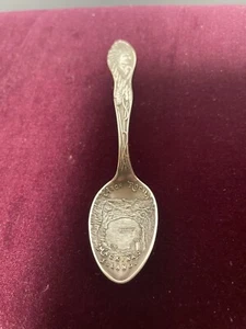 MACKINAC ISLAND Michigan CHIEF ARCH ROCK Souvenir Spoon, 4 1/8”, Free Shipping - Picture 1 of 6