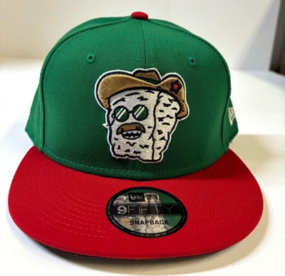 Frisco RoughRiders MILB NE Copa 2023 Snapback Hat~Green/Red - Image 1 of 4