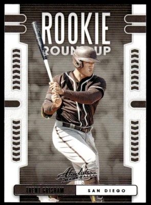 2020 Panini Absolute Rookie Round Up Trent Grisham San Diego Padres #RR10 R160 - Image 1 of 2