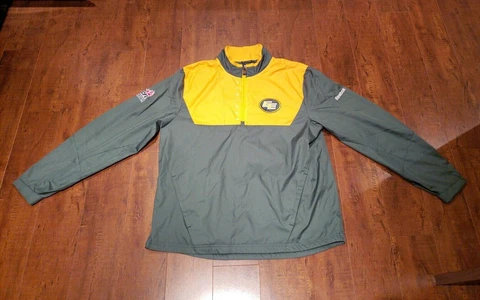 Reebok Edmonton Eskimos Side Line Reebok  Pullover CFL Windbreaker Jacket Large Cover