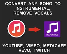 Convert Any Music, Video To Instrumental Song, Remove Vocals, Minus, Youtube, Vi
