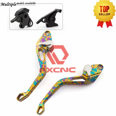 Palancas de freno de embrague de camuflaje corto 3D para HYPERMOTARD 1100/S/EVO SP 12 Foto 1 de 4