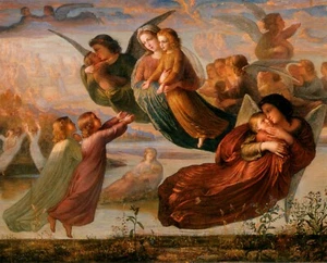 Druck oder Leinwand - Erinnerung an den Himmel von Louis Janmot - Bild 1 von 1