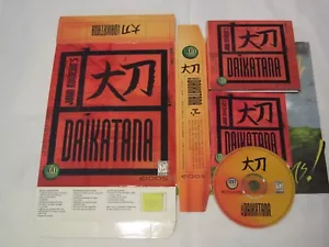 John Romero's Daikatana for PC - BIG Box, Foldout Case, Manual, Disc, Demo Disc - Picture 1 of 5