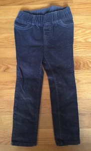 Gap Kids Girl Corduroy Pant Jegging Size 4 Years Navy Blue Great Condition - Picture 1 of 5