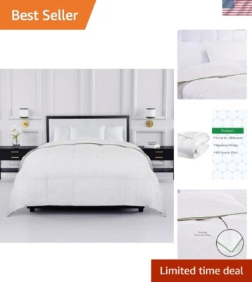 Edredón King Lavable a Máquina con Cordón Verde - 100% Algodón, Diseño Elegante Foto 1 de 4