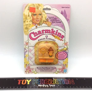 Hasbro Charmkins Schmuck Playmates BRAUNÄUGIGE SUSAN Charm & Band Choker 1983 - Bild 1 von 4