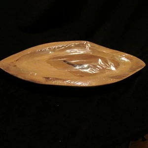 British Gardens Primitive Teak Root Bowl New - Picture 1 of 5