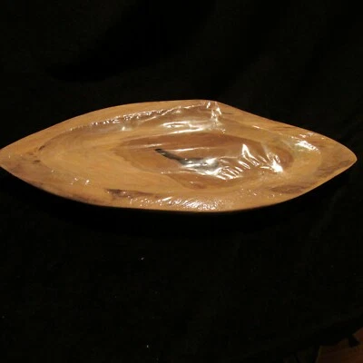 British Gardens Primitive Teak Root Bowl New - Image 1 of 4