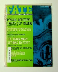 Fate Magazine August 1971 Psychic Detective Track Cop Killers Virgin Mary - Picture 1 of 2