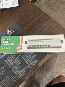 New In Box!! Blood Cell Counter 8 Key!! Never Opened!! - Picture 1 of 6