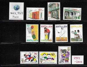 WC1_7367. CURACAO. Lot of 1999-2000 semi-postal sets. MNH - Picture 1 of 1