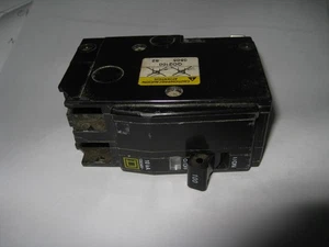 Square D Circuit Breaker QO2100 2 Pole 100 Amp 120/240 Volt Plug On Type QOA - Picture 1 of 6