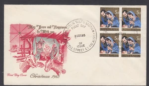 Australian Stamps.1st Day Cover.Wesley.Christmas.Block of 4.1965. - Picture 1 of 1