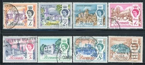 BERMUDA 175-82 SG163-70 Used 1962-65 QEII Definitive short set of 8/18 CV$6 - Picture 1 of 1