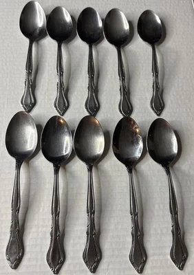 AUBERGE Korea Stanley Robert  10 Soup Spoons Stainless - Image 1 of 3