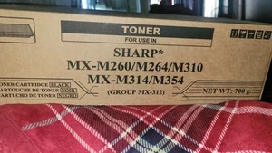 Toner Cartridge for use in Sharp MX-M260/M264/M310 and MX-M314/M354 printers - Picture 1 of 2