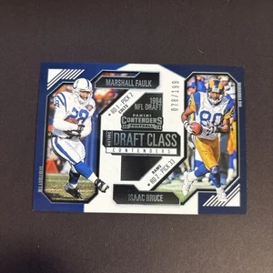 2024 Contenders Historic Draft Class Silver #14 Issac Bruce/Marshall Faulk /199 - Picture 1 of 3