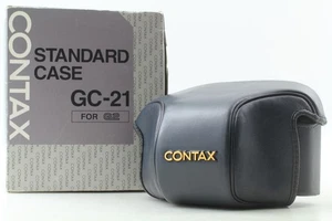 [COMO NUEVO] Funda de cuero genuino para cámara Contax GC-21 para G2 GC-210 GC-211 de JAPÓN - Imagen 1 de 8