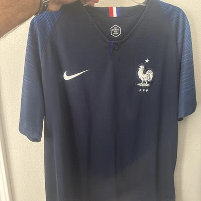 Camiseta Nike França Copa do Mundo 2018 tamanho grande - Imagem 1 de 4