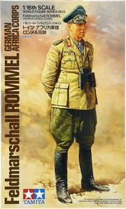 Tamiya 1/16 German Army Africa Corps Rommel Marshal Model Kit 36305 - Picture 1 of 3