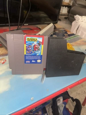 Mario's Time Machine Nintendo Nes Tested Authentic W Dust Cover Free Ship - Image 1 of 4