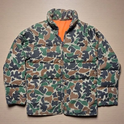 Chaqueta De Colección 10X Para Hombres M Camuflaje Plumón de Ganso Puffer Reversible Caza Exterior EE. UU. Foto 1 de 4