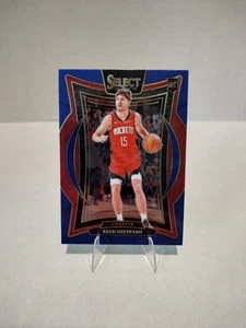 Panini Select Reed Sheppard RC #68 Consourse Blue Houston Rockets 2024-25 - Imagen 1 de 3