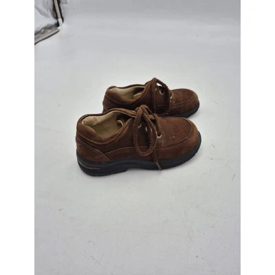 Stride Rite Kids Suede Lace Up Oxford Dress Shoes Leather Size 9M Brown - Image 1 of 4