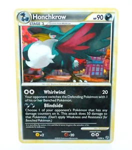 Honchkrow 15/90 Rare HG&SS Undaunted 2010 - Pokemon Card TCG (NM) - Picture 1 of 4